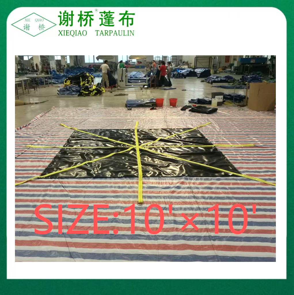 10 "x10" puing -puing mengangkat terpal