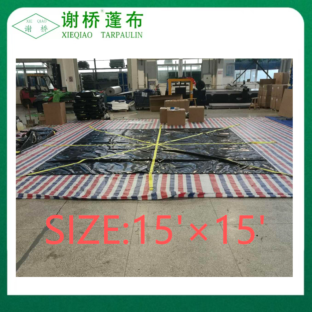 15 "x15" Puing -puing mengangkat terpal